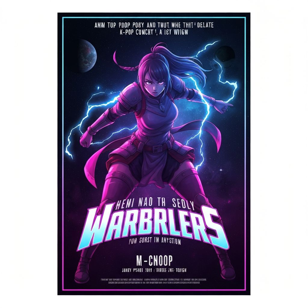K-pop warrior template 2