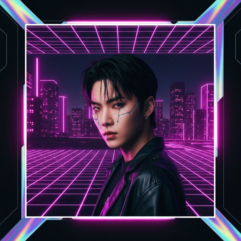 K-pop warrior template 3